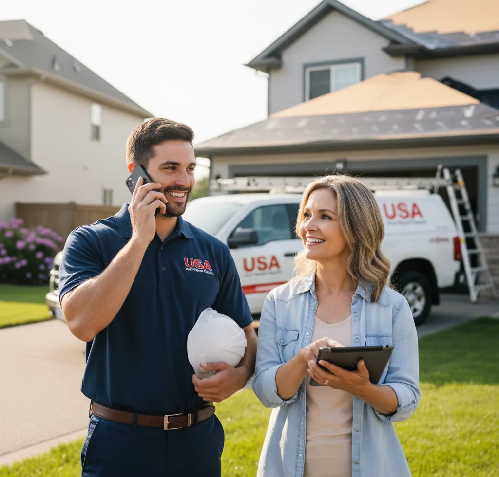USA Roof Repair Experts customer support in Browns Summit